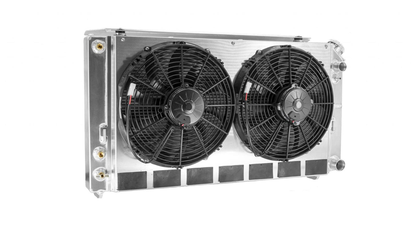 Pwr North America Radiator 68-72 Chevelle LS Double Pass MPN PWR15-10221 For GM LS-Series, A-Body 1968-72