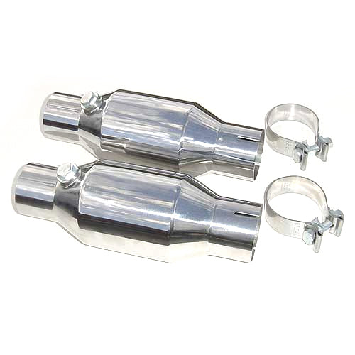 PYPES PERFORMANCE EXHAUST Catalytic Coverter kit Pair 2.5in Hi Flow -PYPCVM10K
