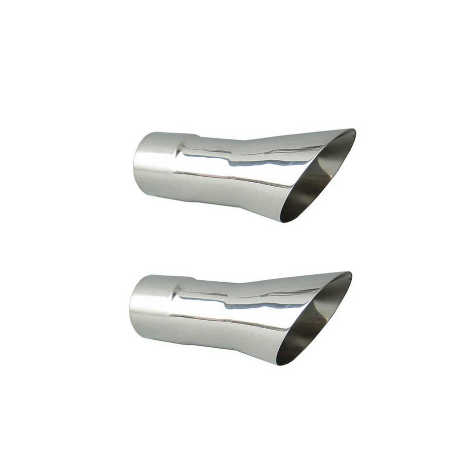 PYPES PERFORMANCE EXHAUST 68-72 2.5in Olds 442 Trumpet Exhaust Tips -PYPEVT34
