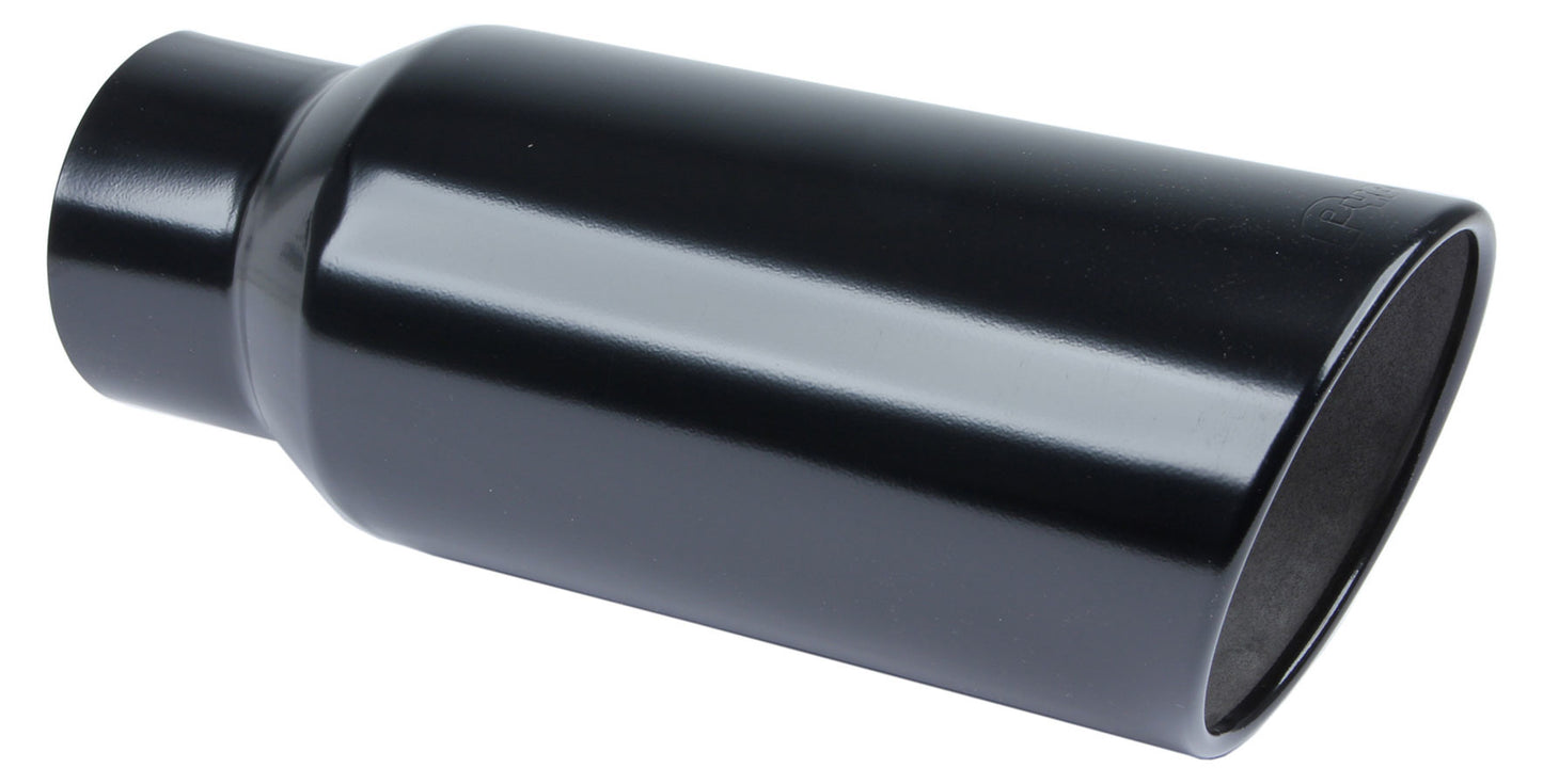 Pypes Performance Exhaust Exhaust Tip 5in x 7in 18in Rolled Blk Weld-on MPN PYPEVT507B