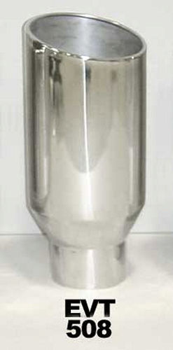 Pypes Performance Exhaust Exhaust Tip 5in x 8in x 18in Rolled Pol. Weld-on MPN PYPEVT508