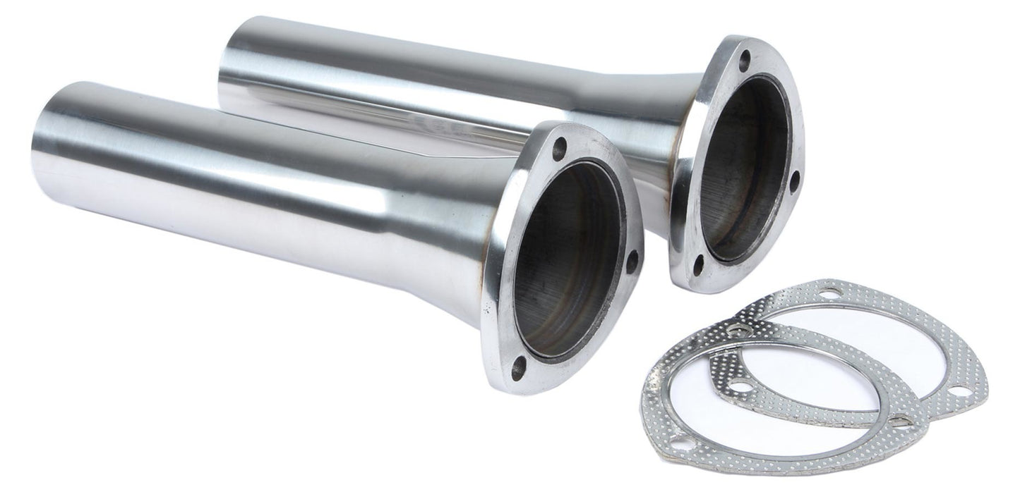 Pypes Performance Exhaust Collector Reducers Pair 3.5in to 2.5in Stainless MPN PYPPVR19S