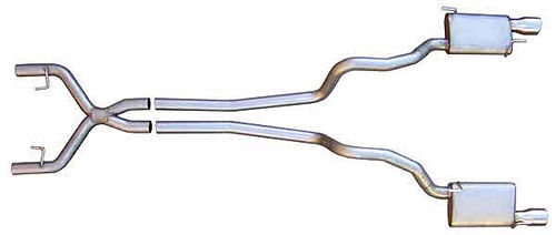 PYPES PERFORMANCE EXHAUST 05-10 Mustang 4.0L 2.5in Cat Back Exhaust System -PYPSFM68
