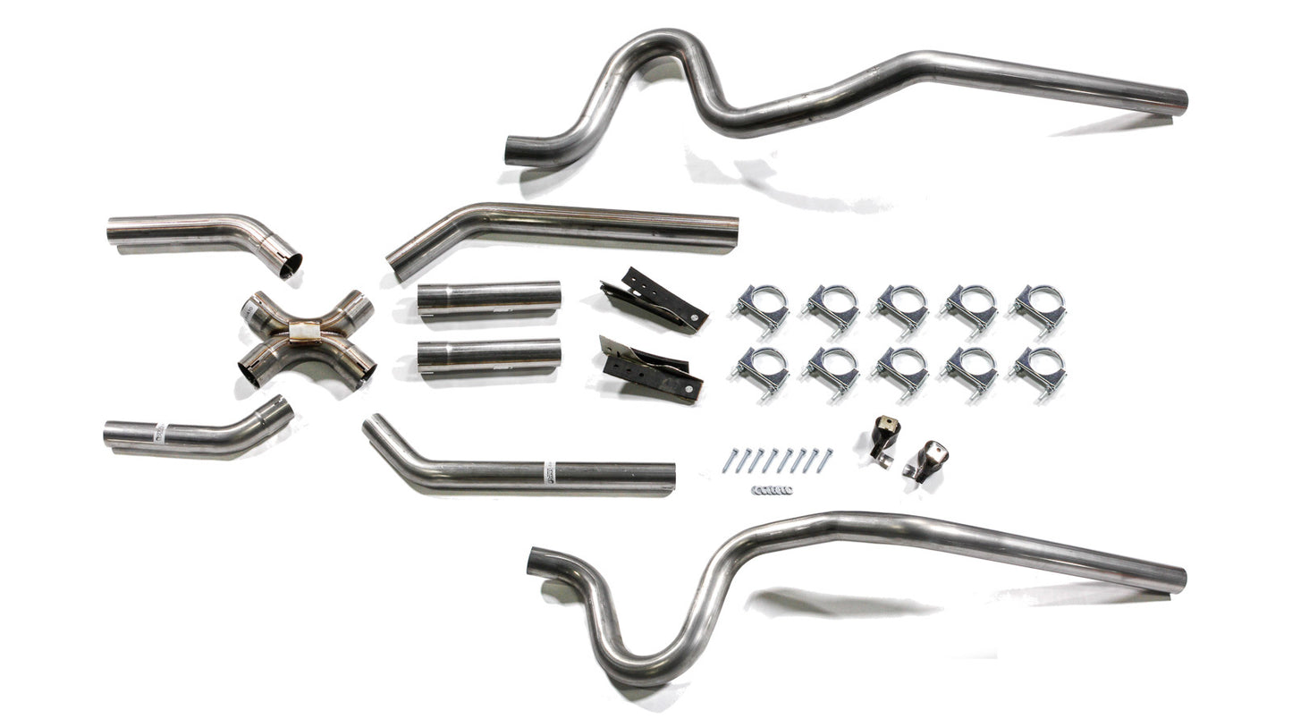 Pypes Performance Exhaust 64-72 GM A-Body 2.5in Crossmember Back Exhaust MPN PYPSGA10 For GM A-Body 1964-72