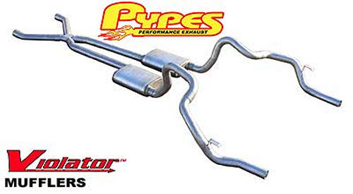 PYPES PERFORMANCE EXHAUST 70-81 Camaro Crossmember Back Exhaust Kit 2.5in -PYPSGF11V