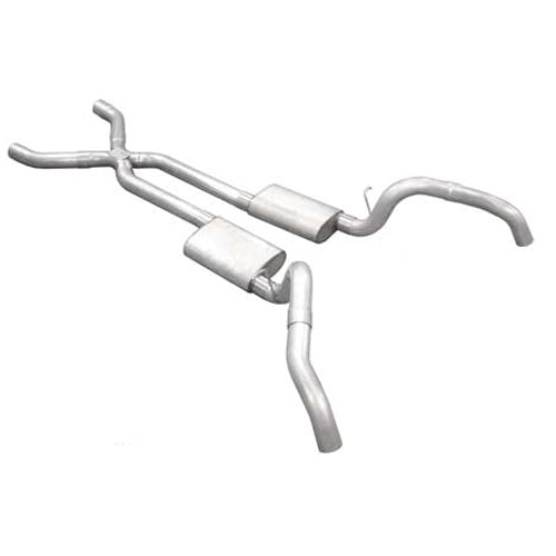 Pypes Performance Exhaust 67-69 Camaro V8 2.5in Exhaust System w/X-Pipe MPN PYPSGF60S For GM F-Body 1967-69