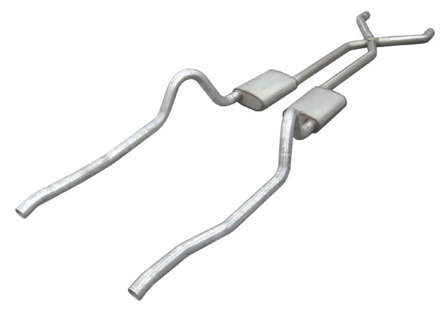 Pypes Performance Exhaust 67-74 Mopar A-Body Heade r-Back Exhaust 2.5 MPN PYPSMA10T For Mopar A-Body 1967-74