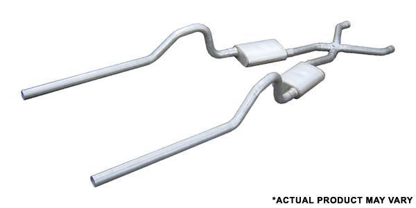 Pypes Performance Exhaust 66-74 Dodge B-Body 2.5in Header-Back Exhaust MPN PYPSMB10S33 For Mopar B-Body 1966-74