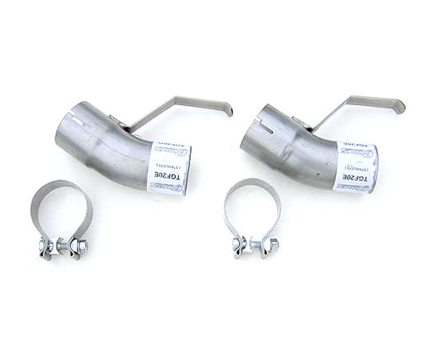 Pypes Performance Exhaust Tailpipe Splitter Adaptr 2.5in Pair MPN PYPTGF20E For Pontiac 1976-81