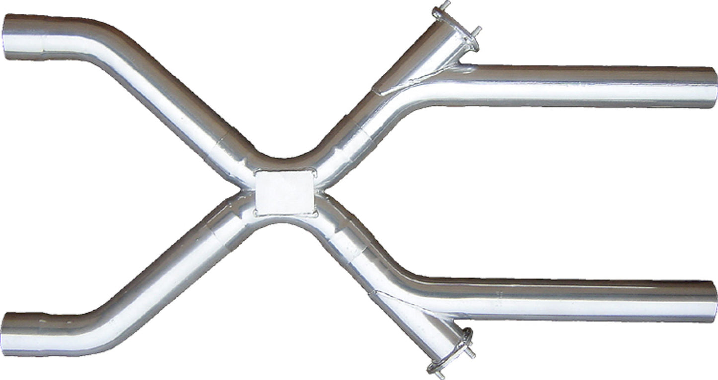 PYPES PERFORMANCE EXHAUST Universal X-Pipe 3in X-Change w/Dumps -PYPXVX13S