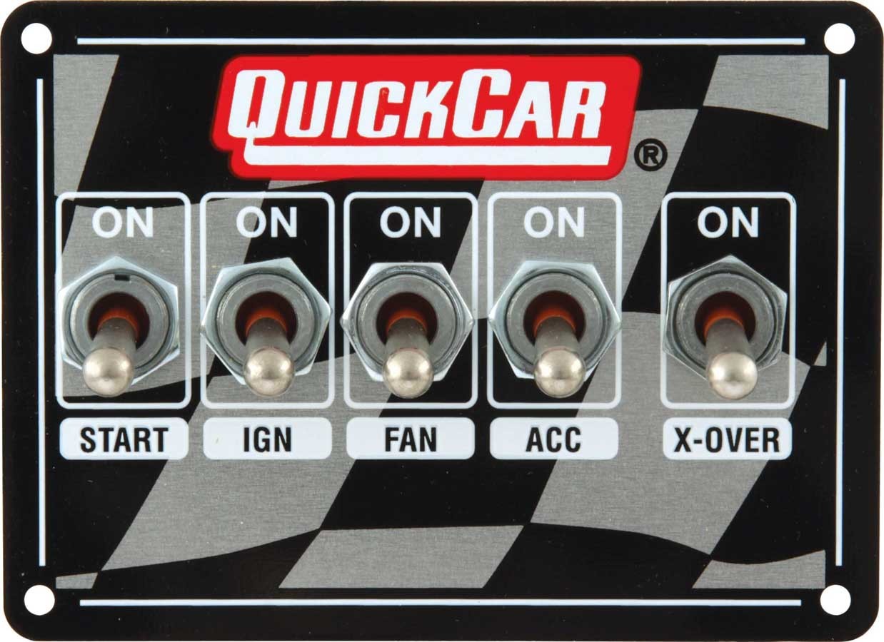 QUICKCAR RACING PRODUCTS Ignition Panel Dual Box QRP50-1711