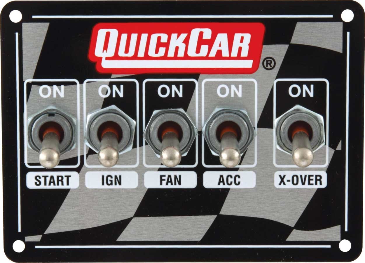 QUICKCAR RACING PRODUCTS Ign panel Dirt Dual with 3 Wheel Brake QRP50-1713