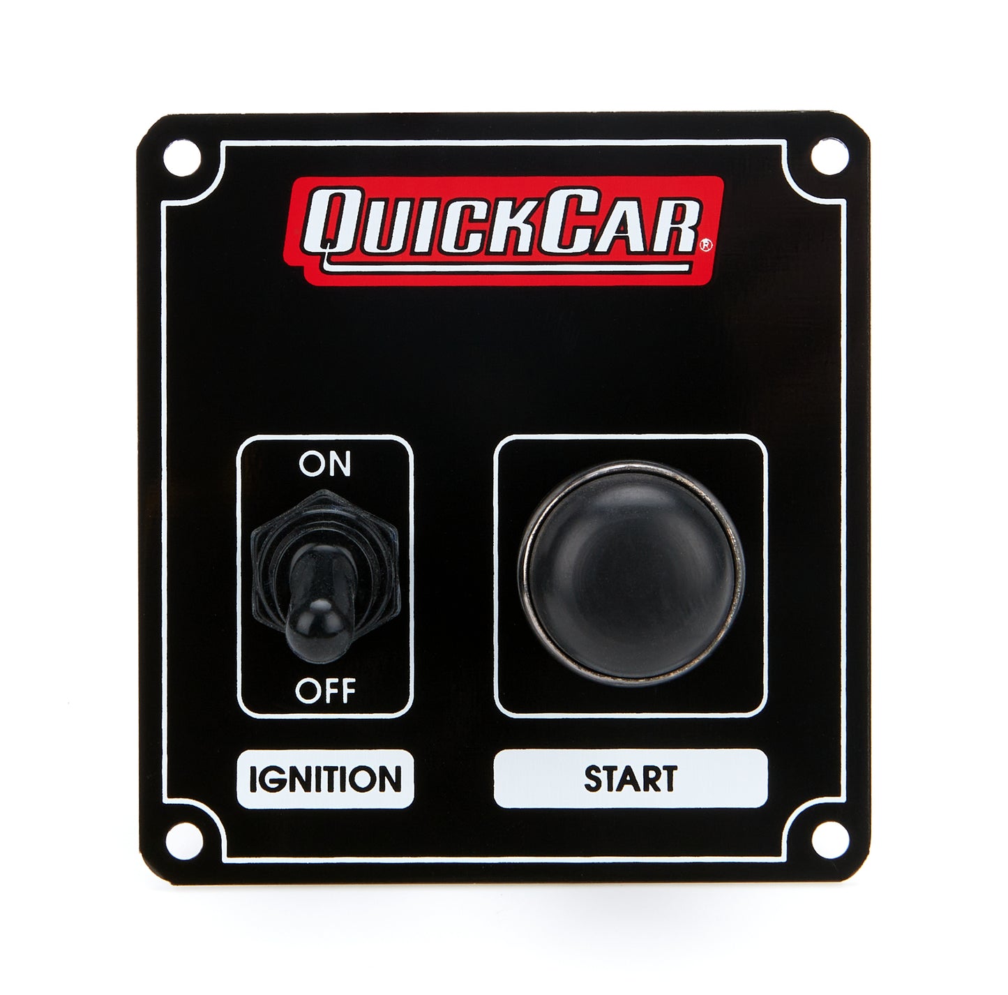 QUICKCAR RACING PRODUCTS Ignition Panel Black QRP50-802