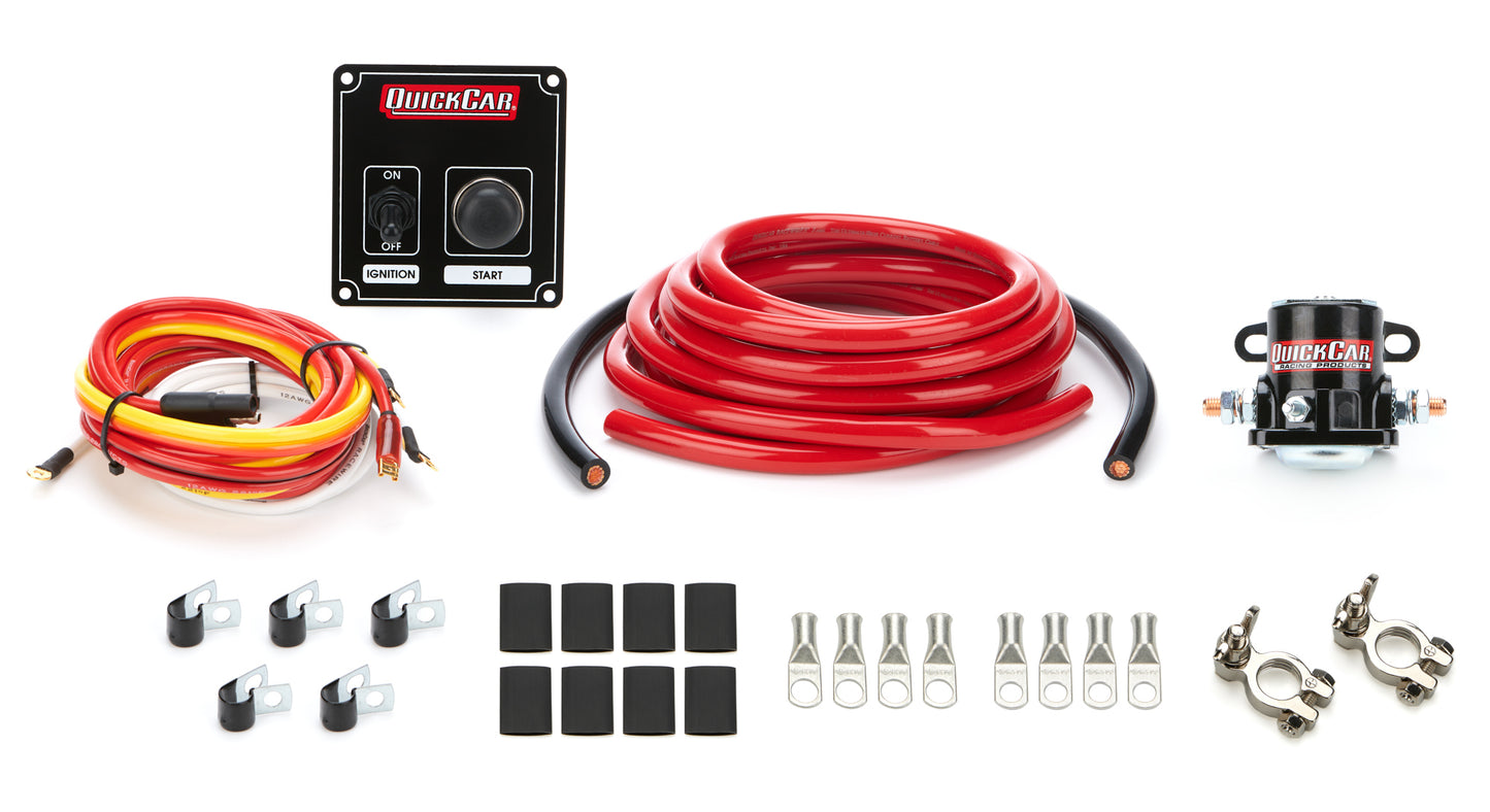 QUICKCAR RACING PRODUCTS Wiring Kit 2 Gauge with 50-802 Switch Panel QRP50-834