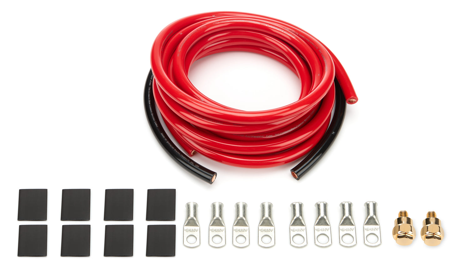 QUICKCAR RACING PRODUCTS Battery Cable Kit 2 Gauge Side Mt QRP57-011