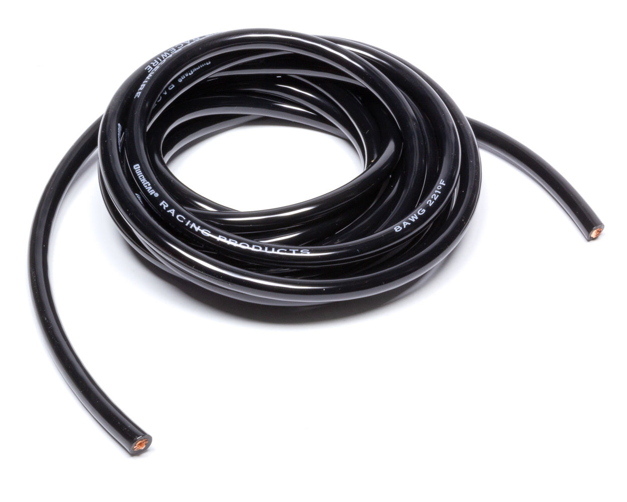 QUICKCAR RACING PRODUCTS Wire 8 Gauge Black 10ft QRP57-2501