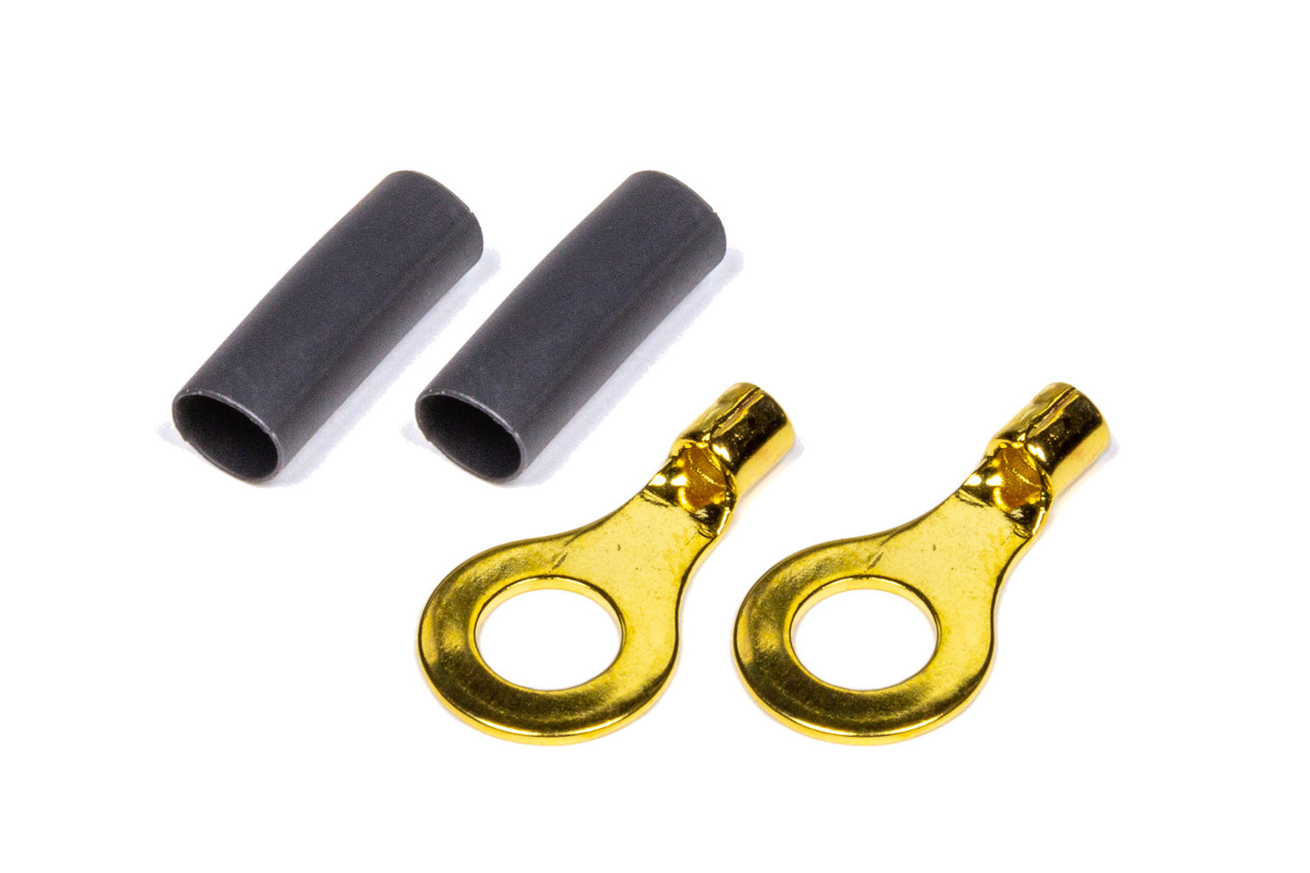 QUICKCAR RACING PRODUCTS Ring Terminal 1/4 14-16 GA. Pair w/Heat Shrink QRP57-478