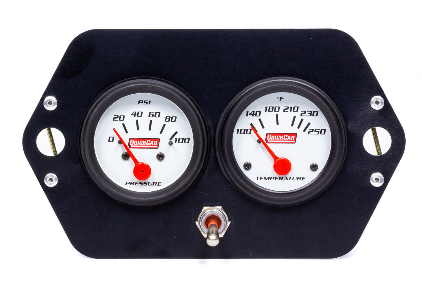 Quickcar Racing Products Gauge Panel 2in Open Wheel w/ Switch MPN QRP61-2205