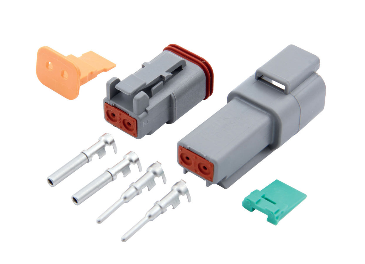QUICKCAR RACING PRODUCTS Deutsch Connector - 2-Pin QRP71-322