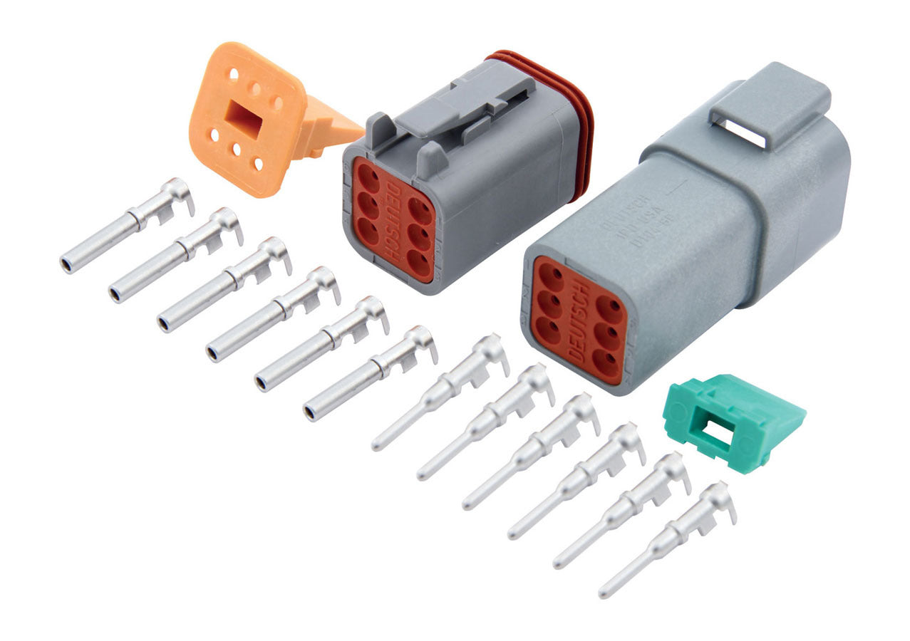 QUICKCAR RACING PRODUCTS Deutsch Connector - 6-Pin QRP71-362