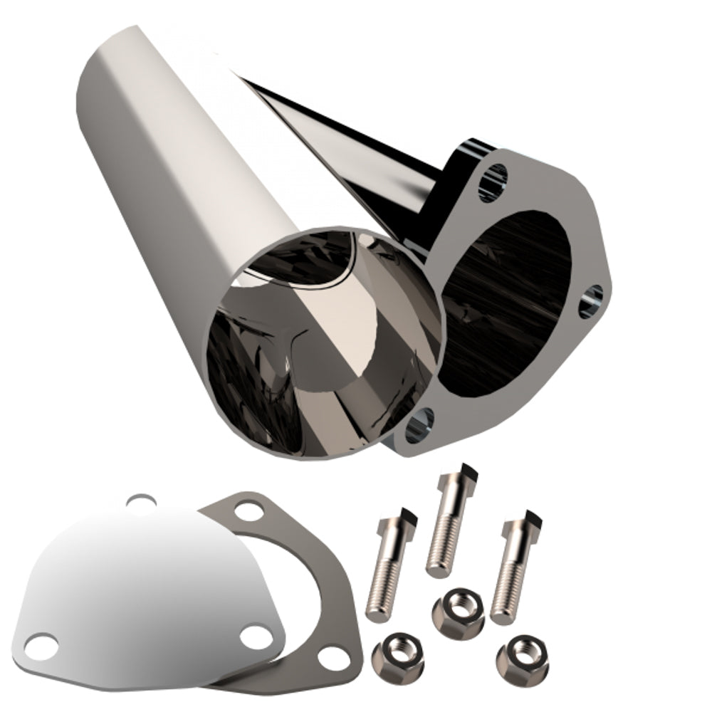 Quick Time Performance 2.50 Inch Stainless Stee l Exhaust Cutout MPN QTP10250