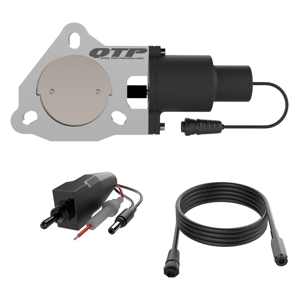 Quick Time Performance 3.00 Inch Electric E xhaust Cutout Valve MPN QTPQTEC30
