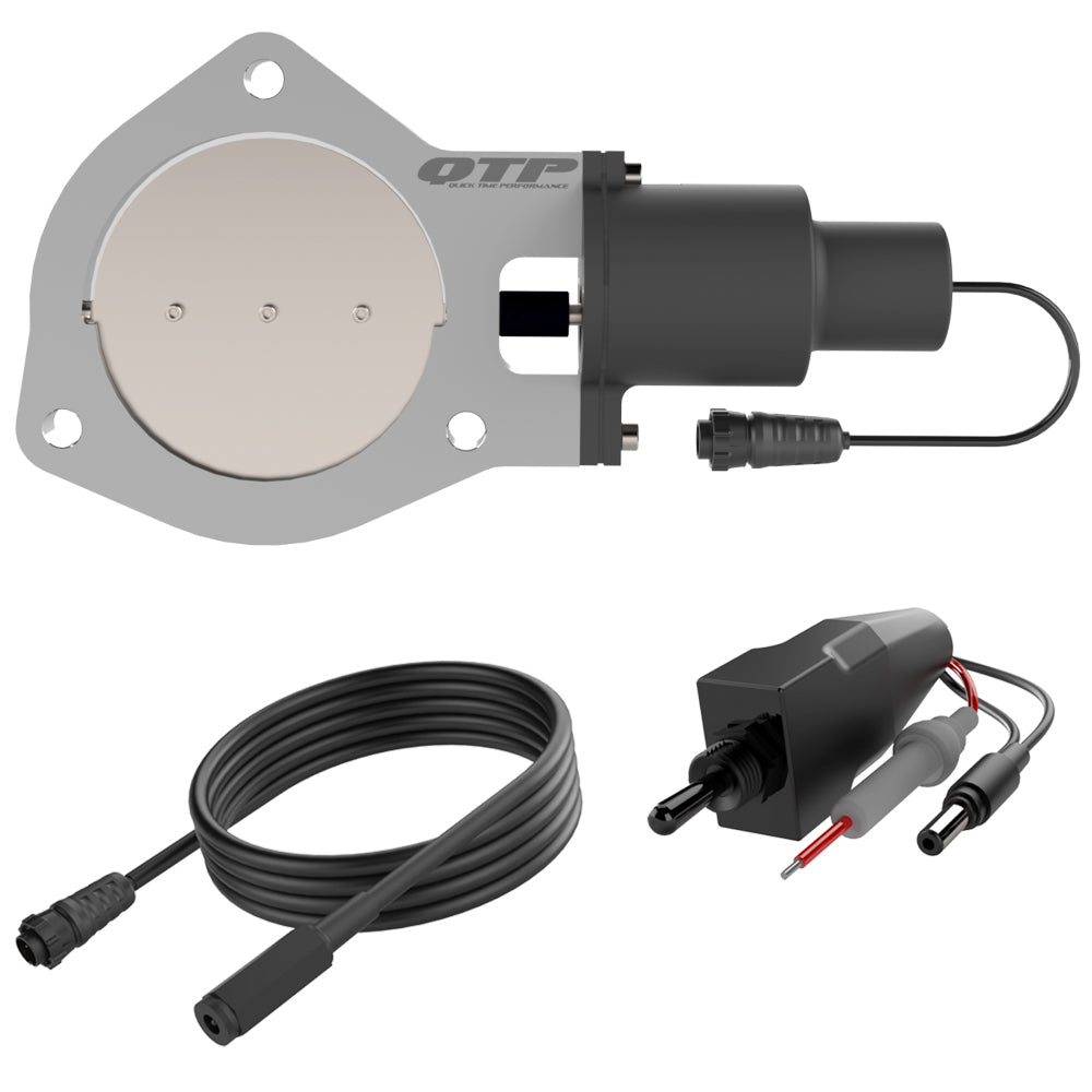 Quick Time Performance 4.00 Inch Electric E xhaust Cutout Valve MPN QTPQTEC40