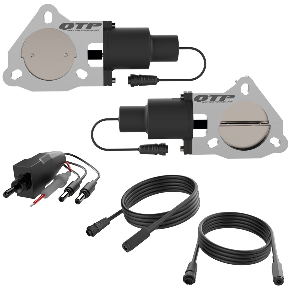 Quick Time Performance Dual 3.00 Inch Elect ric Cutout Valves MPN QTPQTEC60