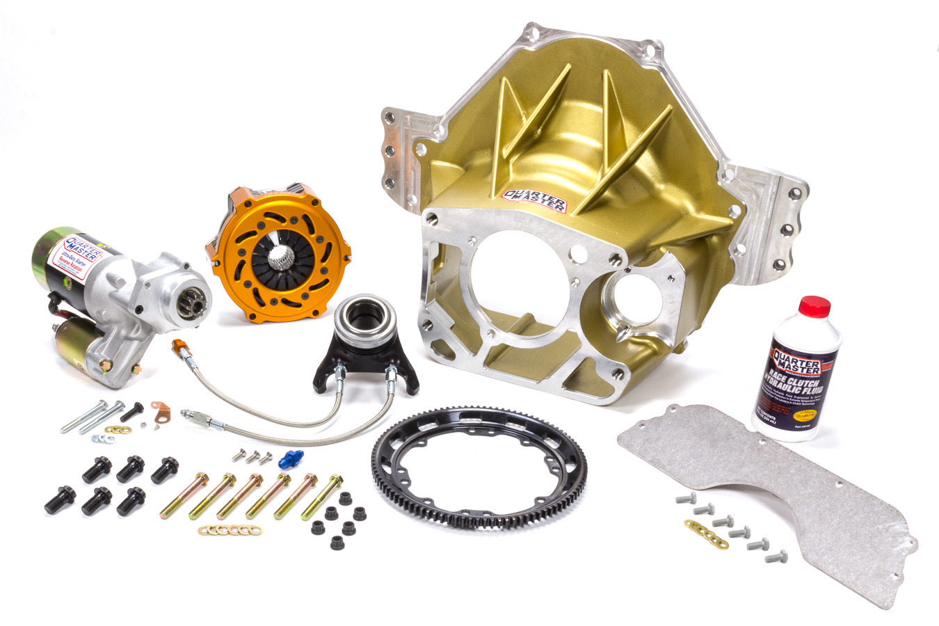 Quarter Master Bellhousing Kit SBF LGC 5.5in Optimum V MPN QTRLGC350375091 For Ford