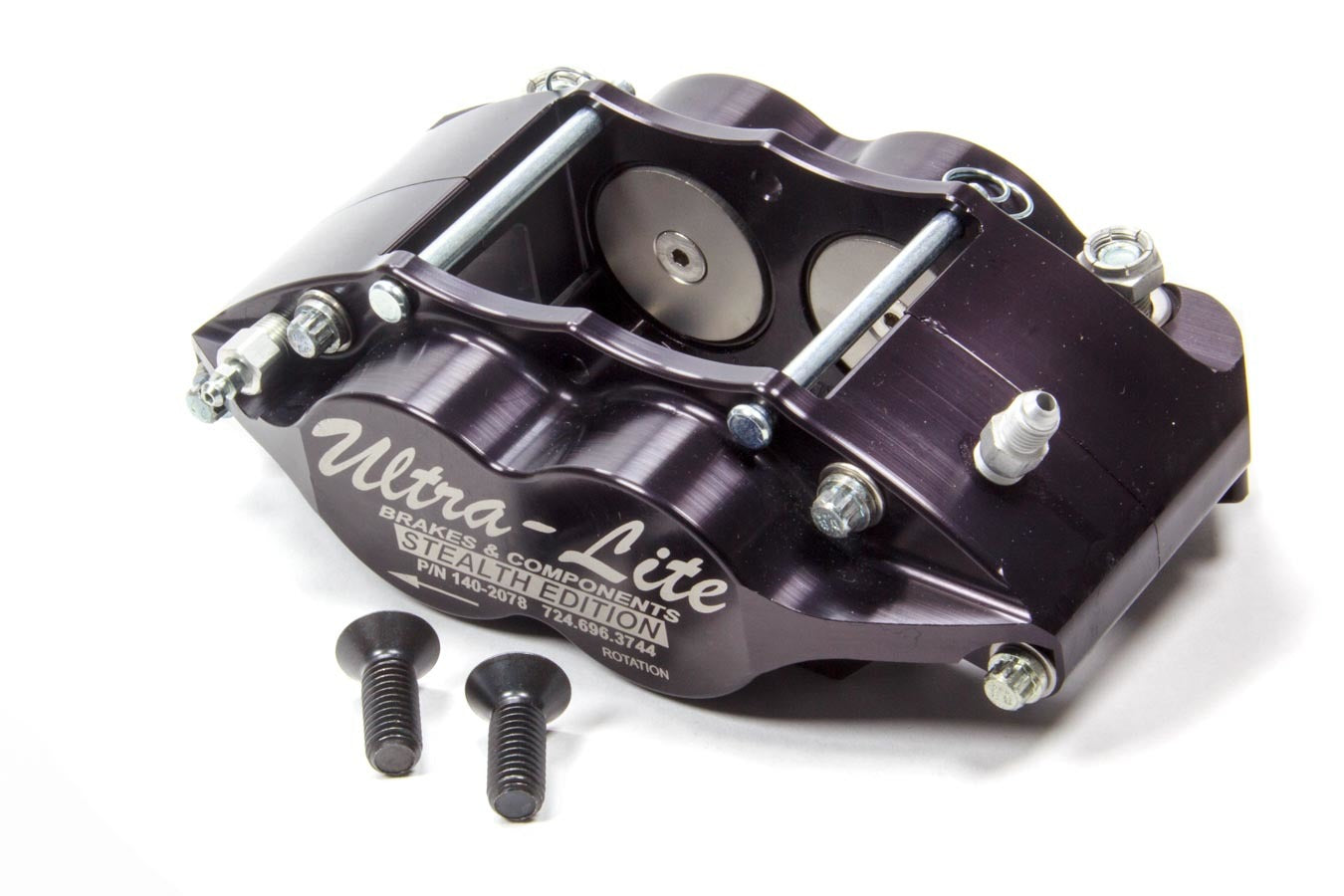 Red Devil / Ultra Lite Brakes Caliper Inboard Feather Lite 810 Black MPN RDB140-2078B