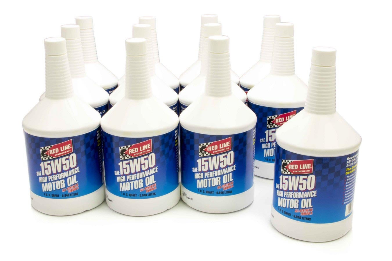 Redline Oil 15w50 Motor Oil Case 12 x 1qt MPN RED11524