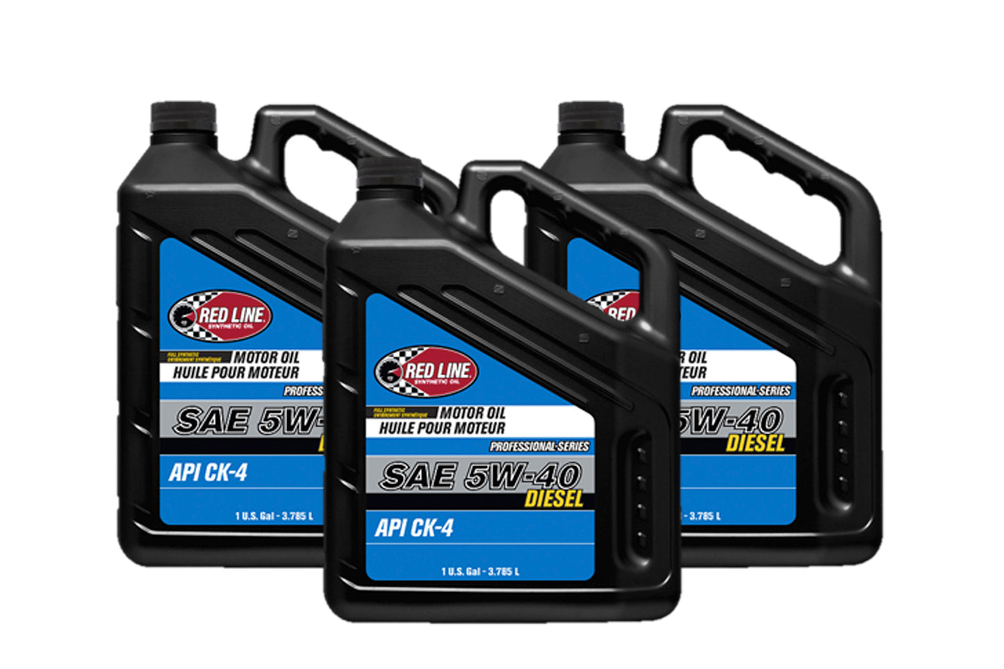 Redline Oil Pro-Series 5w40 Oil Case 3 x 1 Gal. Bottle Diesel MPN RED12735