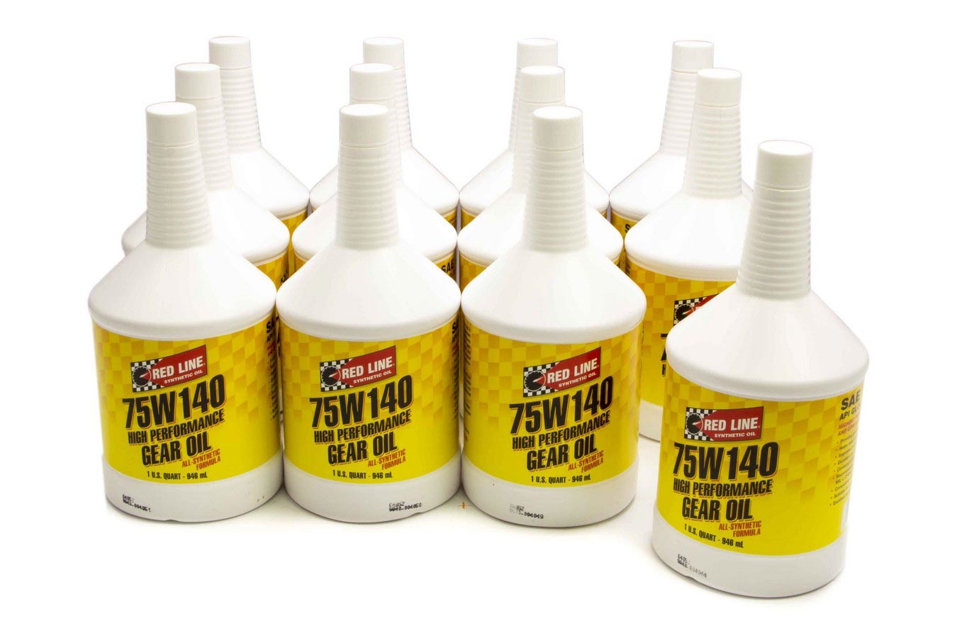 Redline Oil 75w140 Gear Oil Case 12 x 1qt MPN RED57934