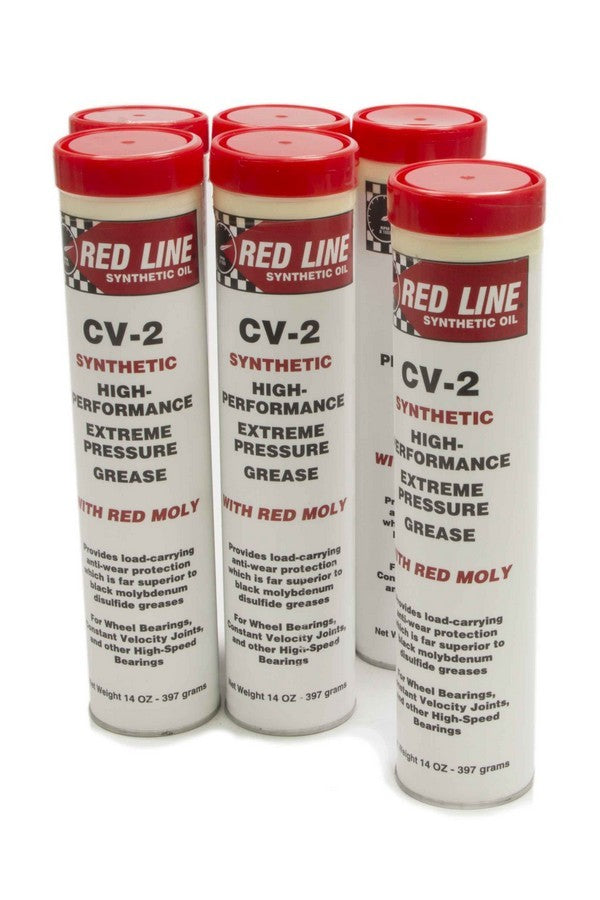 REDLINE OIL CV-2 Synthetic Grease Cartridge Case/6-14oz RED80422