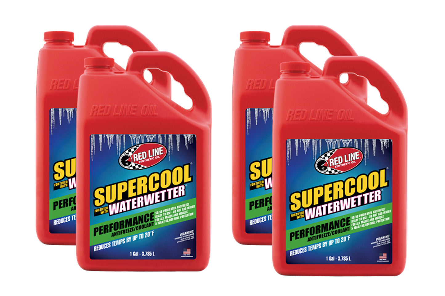 Redline Oil Supercool Performance Coolant Case 4x1 Gallon MPN RED81255