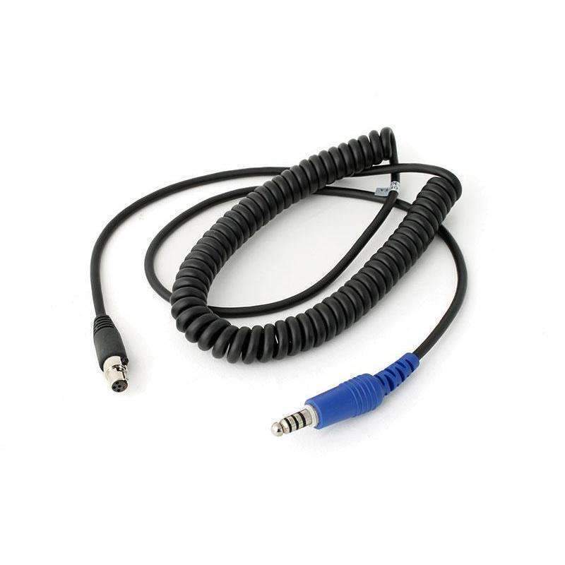 Rugged Radios Cord Coiled Headset to Intercom NEXUS Jack MPN RGRCC-OFF
