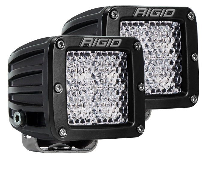 Rigid Industries LED Light Pair Dually-Diffused Pattern MPN RIG202513 For Universal use