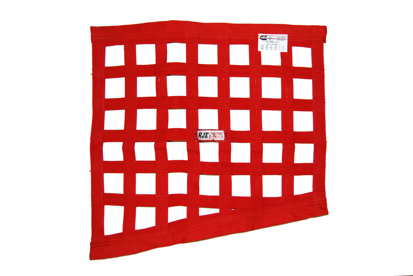RJS SAFETY Red Angled Window Net RJS10000104