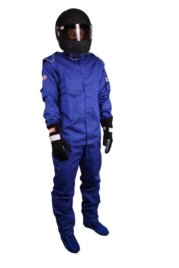 RJS SAFETY Pants Blue 3X-Large SFI-1 FR Cotton RJS200410308