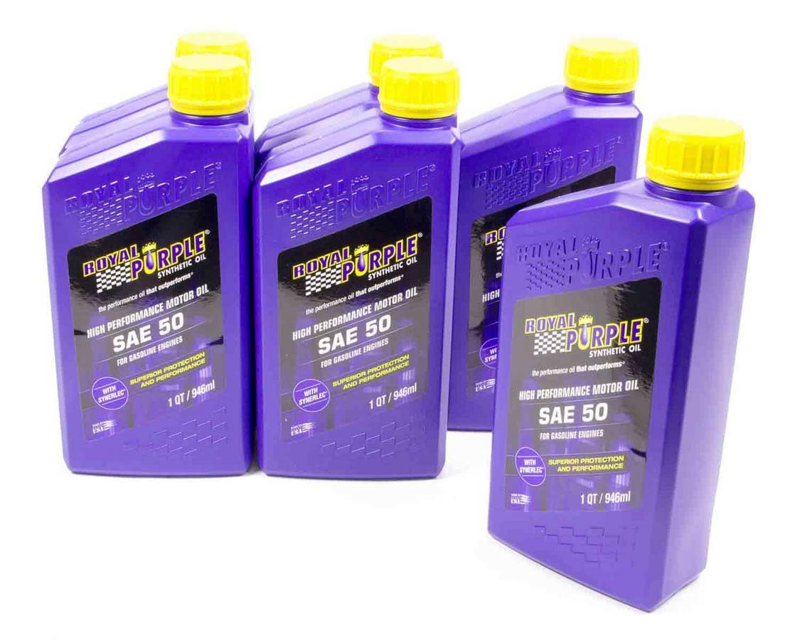 Royal Purple SAE 50 Engine Oil Case 6x1 Quart MPN ROY06050