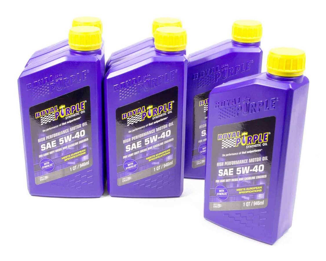 Royal Purple 5w40 Mutli-Grade SAE Oil Case 6x1 Quart MPN ROY06540