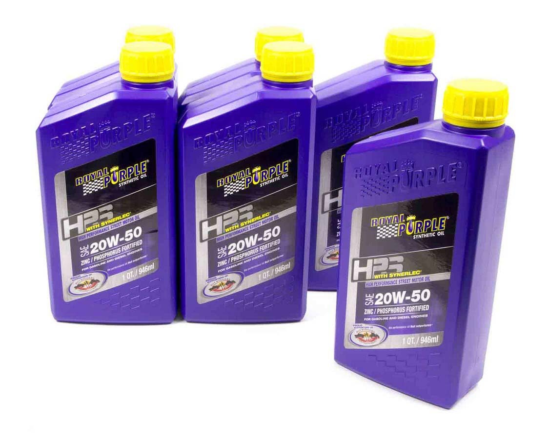 Royal Purple 20w50 HPS Multi-Grade Oil case 6x1 Quart ROY36250