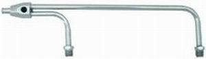 RACING POWER CO-PACKAGED Holley Quad Fuel Line Chrome 8-21/32in Centers RPCR2198