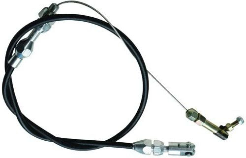 RACING POWER CO-PACKAGED 24In Black Throttle Cab le Braided Stainless RPCR2334