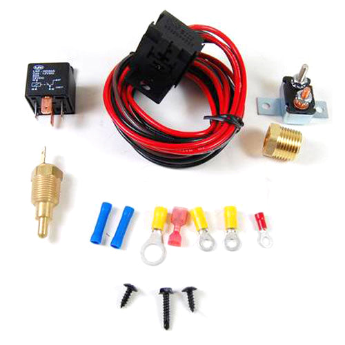 Racing Power Co-Packaged Electric Fan Thermostat Kit 200/185 Deg MPN RPCR3101 For Universal use