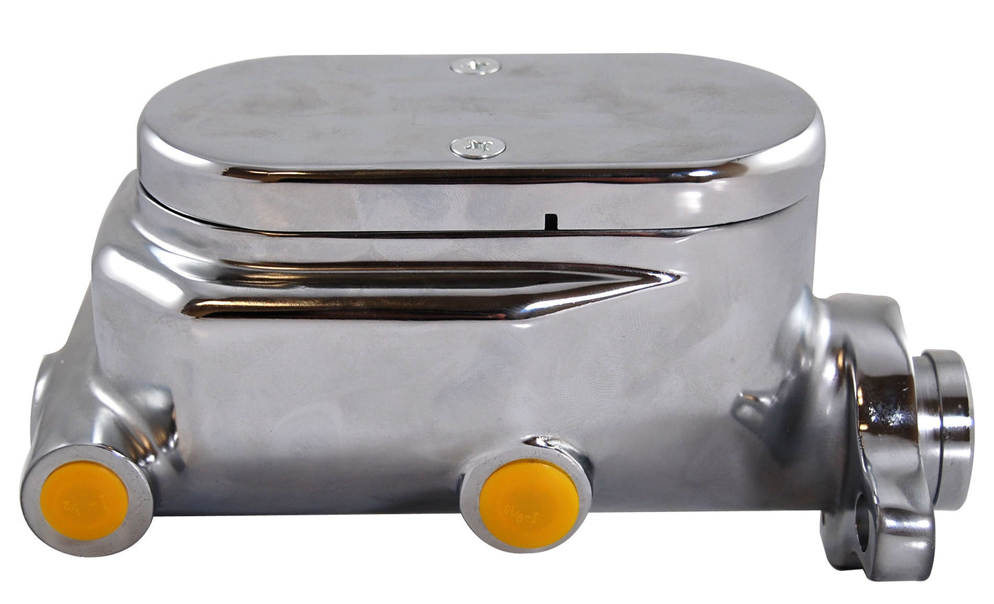 Racing Power Co-Packaged Chrome Alum Master Cylin der Smooth Top 1In Bore MPN RPCR3500