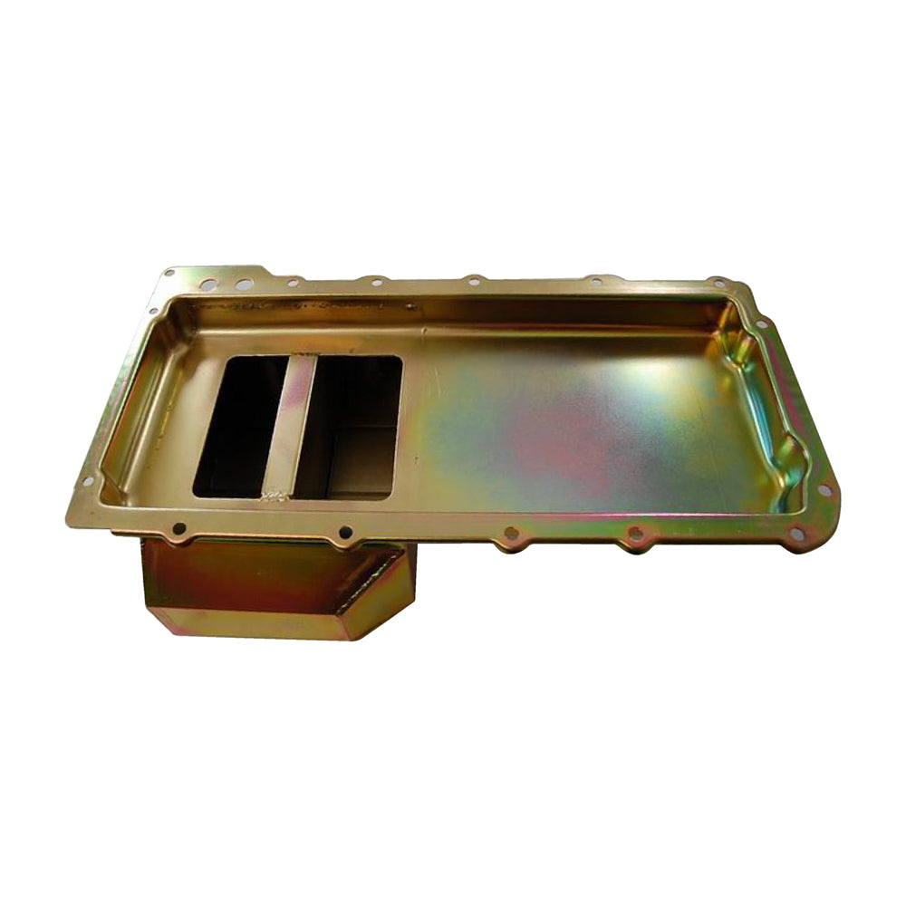 Racing Power Co-Packaged GM LS1 Steel Oil Pan 7 Quart Zinc MPN RPCR4019Z For GM LS-Series
