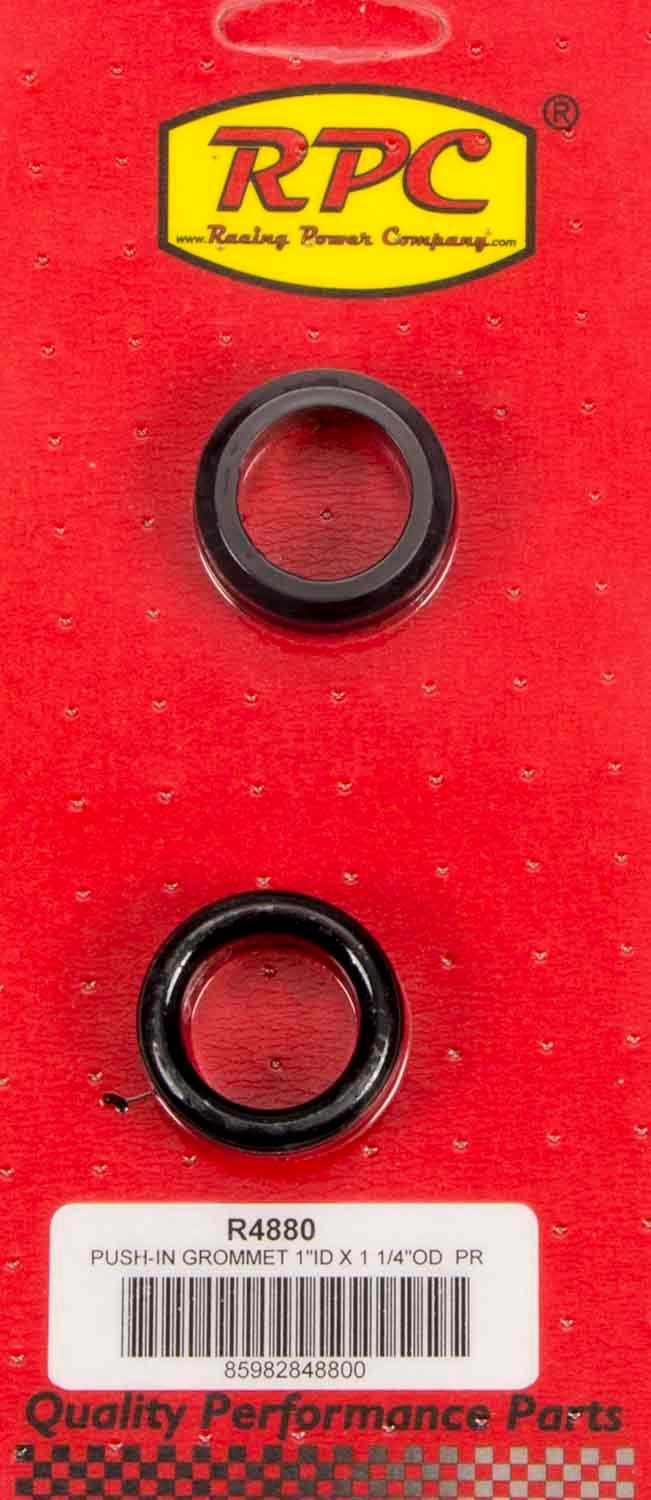 RACING POWER CO-PACKAGED 1-1/4 OD x 1 ID Steel V/C Breather Grommets 2p RPCR4880