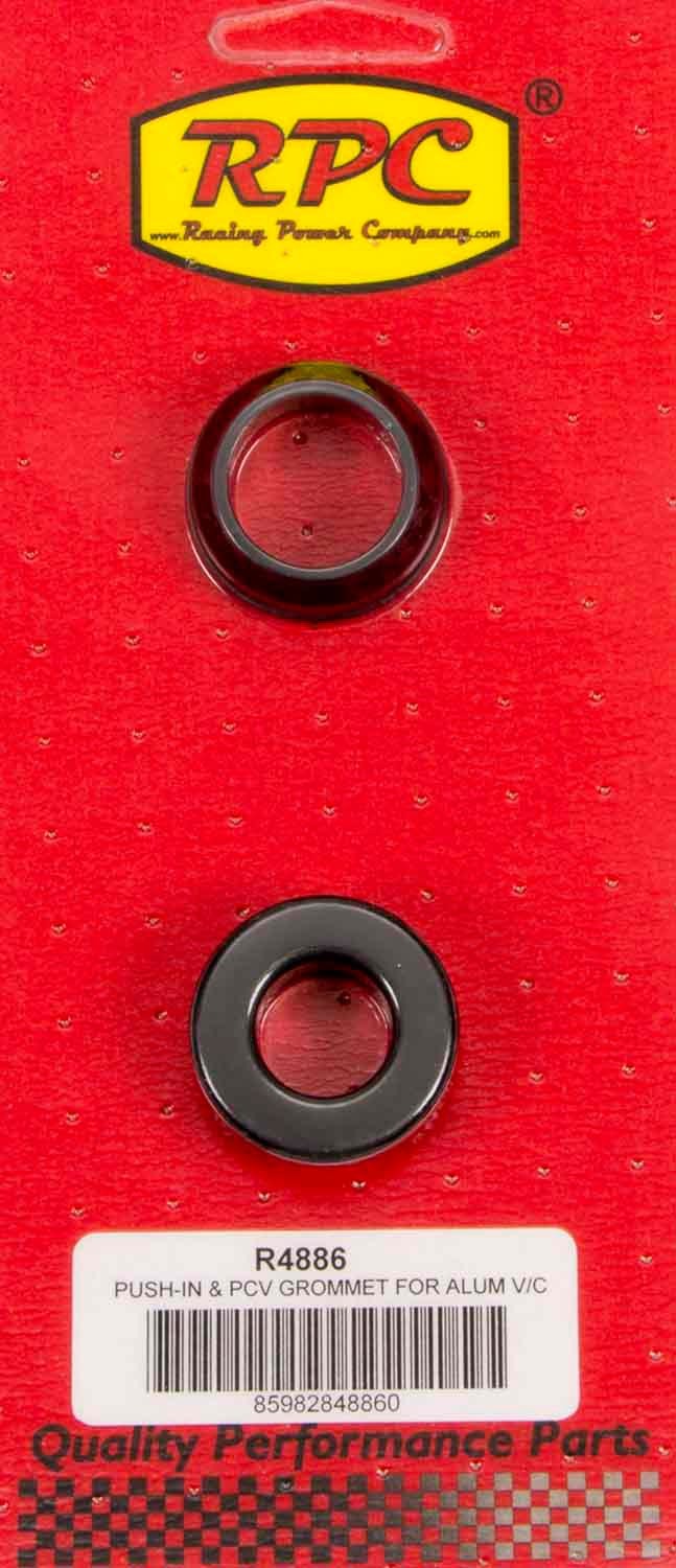 RACING POWER CO-PACKAGED 1-1/4 OD x 3/4 ID Alum V/C Rubber Grommets (2) RPCR4886