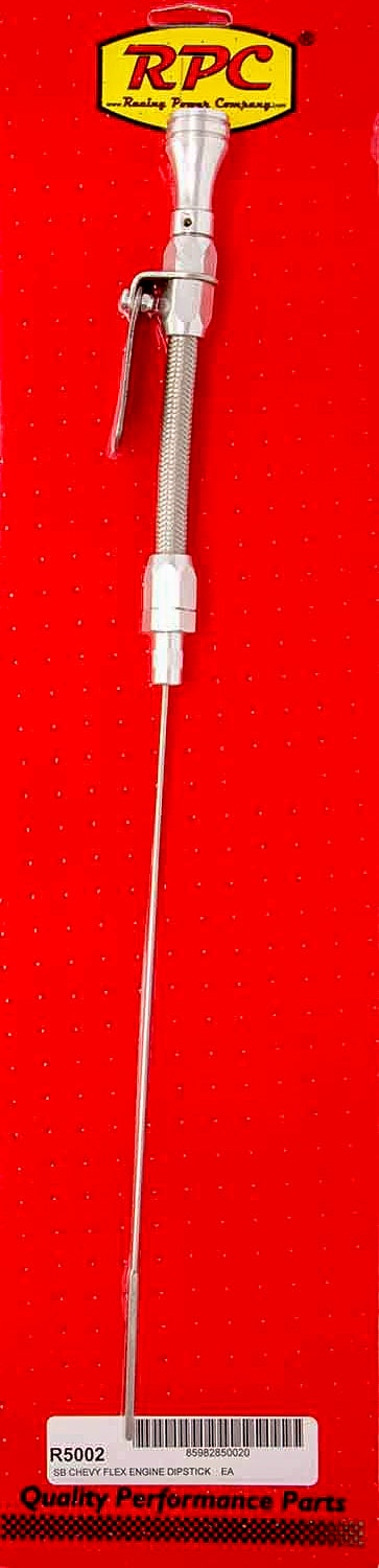 Racing Power Co-Packaged Flexible Engine Dipstick SBC Pre-79 MPN RPCR5002 For Chevy